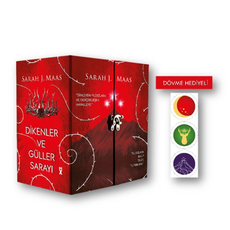 Dikenler Ve Güller Sarayı - Kutulu Set (Dövme Hediyeli) Dikenler Ve Güller Sarayı - Kutulu Set (Dövme Hediyeli)